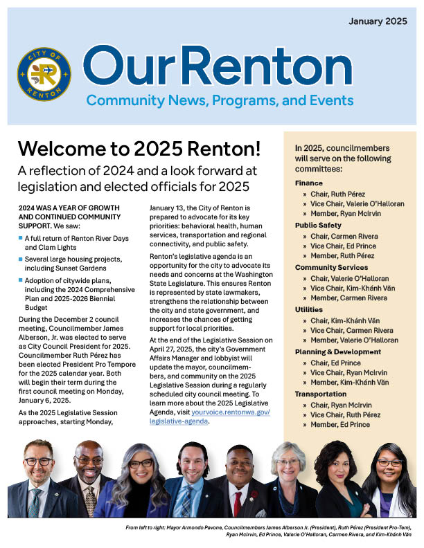 Our Renton January 2025 edition